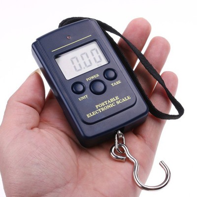 new personal LCD display electronic built in hanging luggage scale 40kg