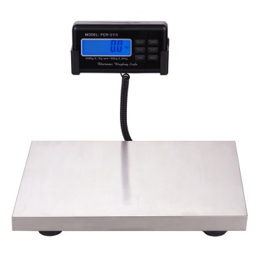 Electronic Weighing Scale  0.1kg 300kg Postal  Floor Platform Weight Scale Stainless steel LCD display