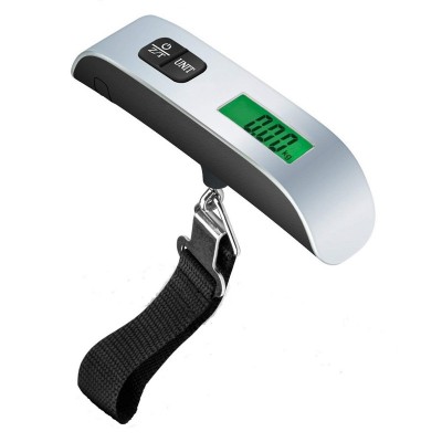 Digital Hanging Luggage Portable Handheld Baggage Scale for Travel, Suitcase Scale with Rubber Paint, Temperature Sensor