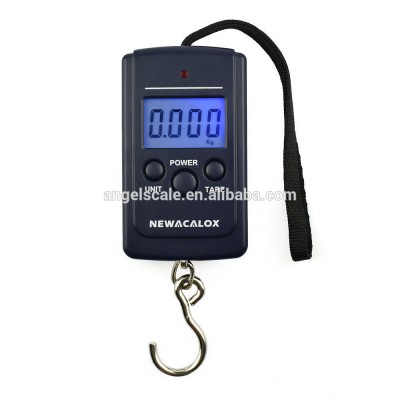 new personal LCD display electronic built in hanging luggage scale 40kg