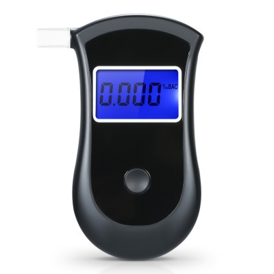 Digital Alcoholometer Breathalyzer Alcohol Tester Professional Alcohol Detection Device With Alarm Sounds 3 Test Unit LCD Screen