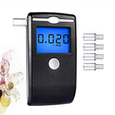 Advanced flat surfaced alcohol sensor Digital Breathalyzer Alcohol Tester Professional Breath Parking Detector Gadget